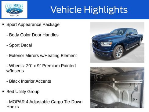 Used 2022 RAM 1500 Laramie w/ Sport Appearance Package AWD/4WD image 16