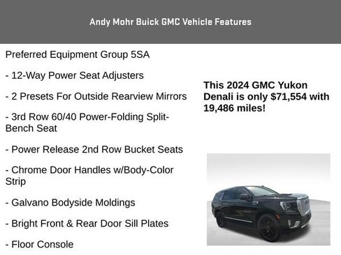 Used 2024 GMC Yukon Denali AWD/4WD image 12