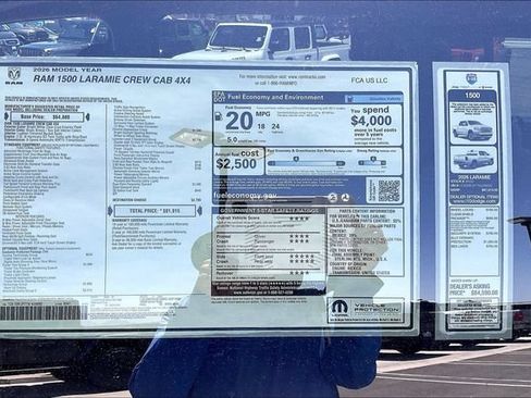 New 2026 RAM 1500 Laramie w/ Advanced Safety Group II AWD/4WD image 16