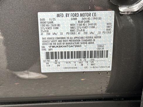New 2026 Ford Explorer ST-Line w/ ST-Line Street Pack AWD/4WD image 23