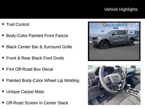 New 2025 Ford Ranger XLT w/ Equipment Group 301A High image 14