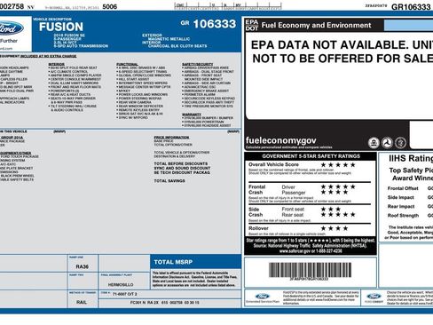 Used 2016 Ford Fusion SE FWD image 3