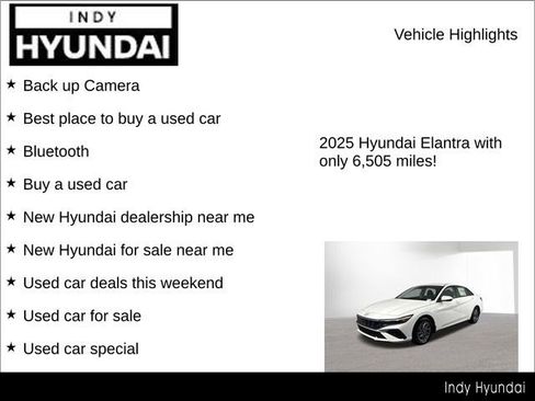 Used 2025 Hyundai Elantra Hybrid FWD image 7