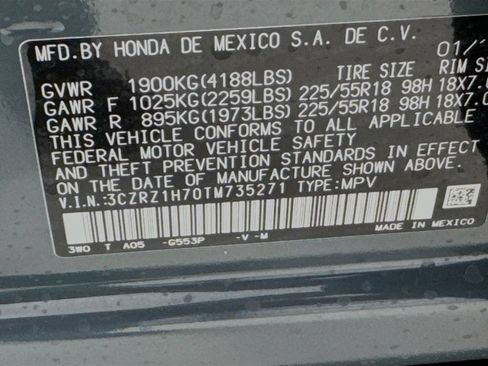Used 2026 Honda HR-V EX-L image 42