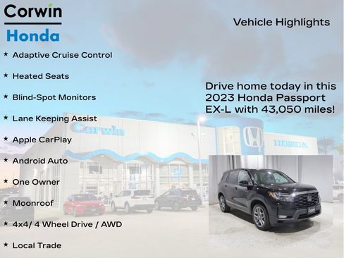 Used 2023 Honda Passport EX-L image 6
