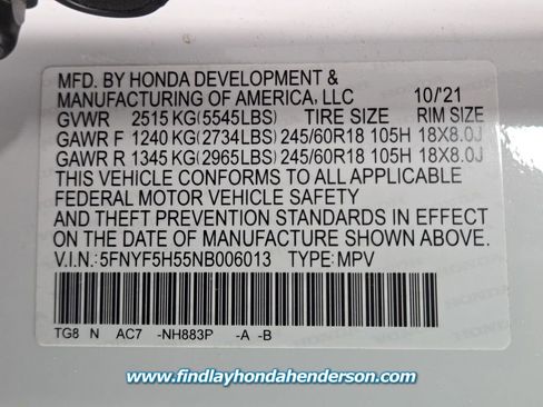 Certified 2022 Honda Pilot EX-L image 14