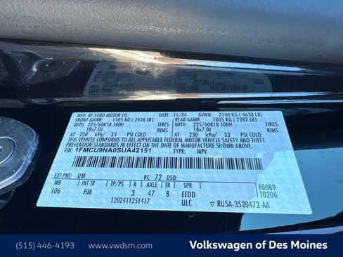 Used 2025 Ford Escape ST-Line Select image 21