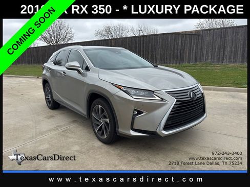 Used 2019 Lexus RX 350 FWD w/ Luxury Package image 3