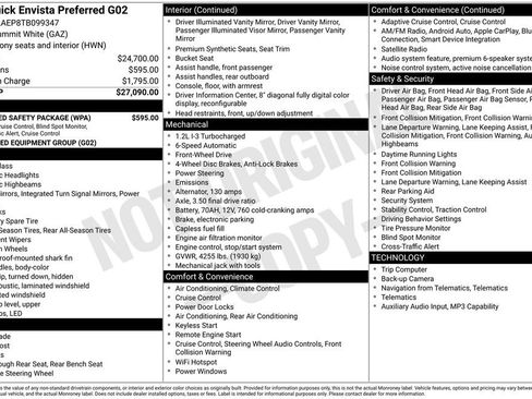 New 2026 Buick Envista Preferred w/ Advanced Safety Package image 39