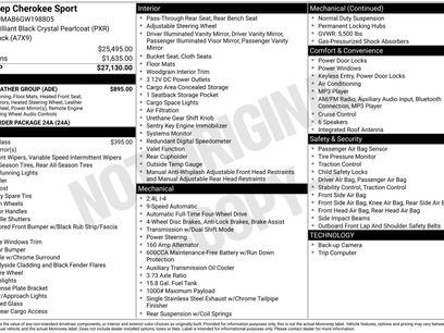 Used 2016 Jeep Cherokee Sport w/ Cold Weather Group