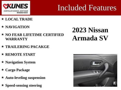 Used 2023 Nissan Armada SV w/ Cargo Package image 3