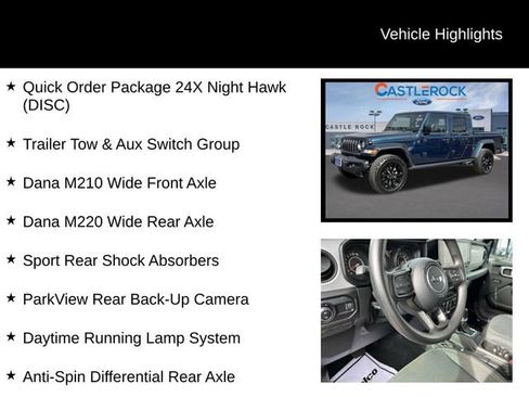 Used 2025 Jeep Gladiator Nighthawk image 8