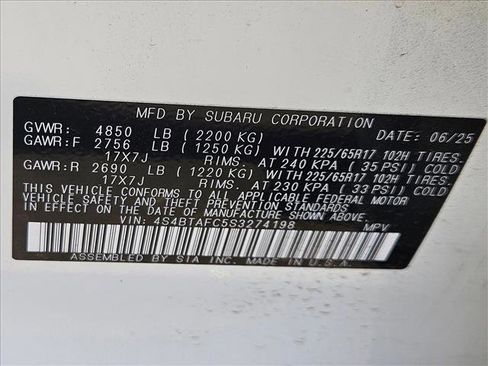 Certified 2025 Subaru Outback Premium w/ Popular Package #1A image 25