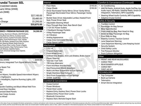 Used 2022 Hyundai Tucson SEL w/ Convenience + Premium Package FWD image 42