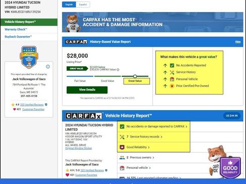 Used 2024 Hyundai Tucson Limited image 11