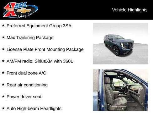 Certified 2021 GMC Yukon SLE w/ Max Trailering Package AWD/4WD image 2