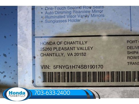 New 2025 Honda Pilot Touring image 39