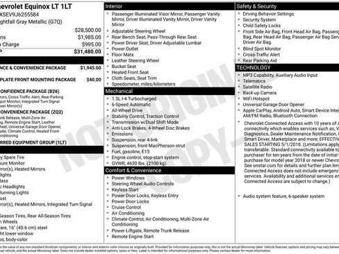 Used 2018 Chevrolet Equinox LT image 30