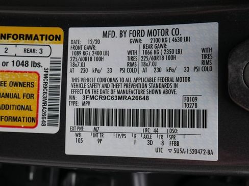 Used 2021 Ford Bronco Sport Outer Banks w/ Outer Banks Package AWD/4WD image 27