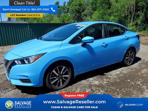 Used 2021 Nissan Versa SV FWD image 1