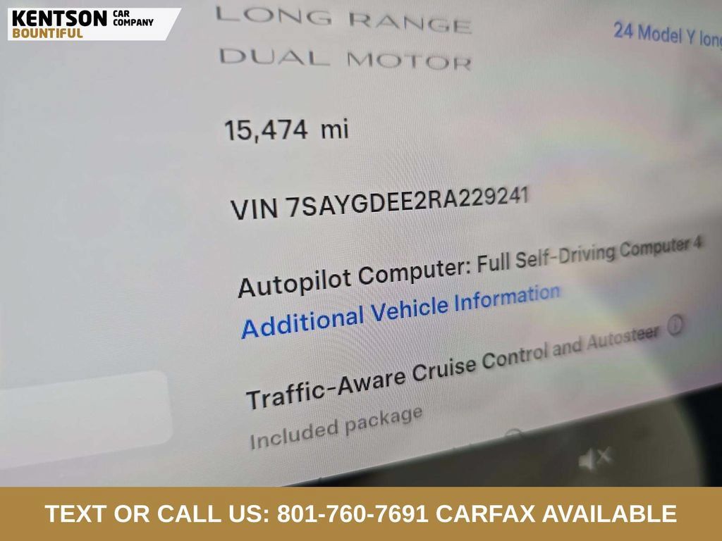 Used 2024 Tesla Model Y Long Range AWD/4WD image 3