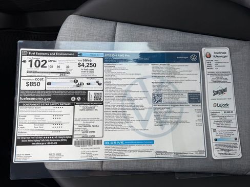 New 2026 Volkswagen ID.4 Pro AWD/4WD image 28