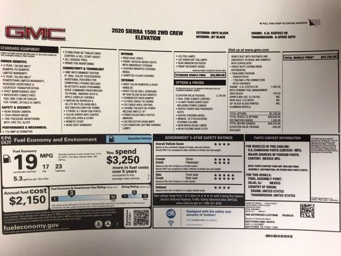 Used 2020 GMC Sierra 1500 Elevation w/ Elevation Value Package image 37