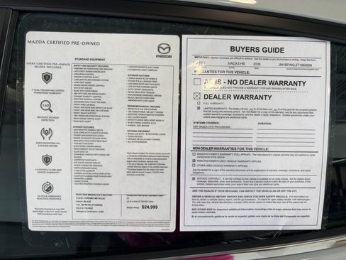 Certified 2026 MAZDA MAZDA3 s Sport FWD image 33