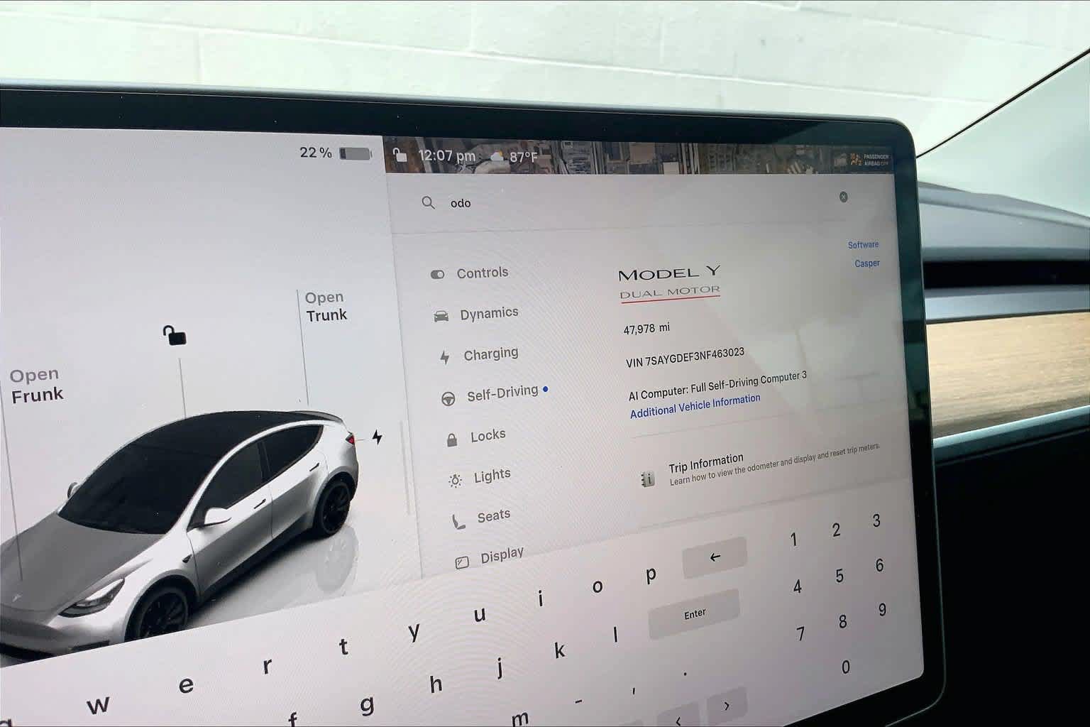 Used 2022 Tesla Model Y Performance AWD/4WD image 17