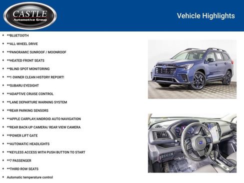 Used 2023 Subaru Ascent Onyx Edition AWD/4WD image 3