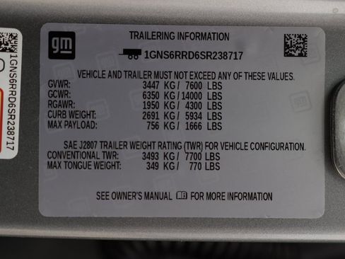 Used 2025 Chevrolet Tahoe RST w/ Comfort Package image 45