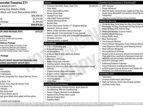 Used 2024 Chevrolet Traverse Z71 w/ LPO, Floor Liner Package image 6