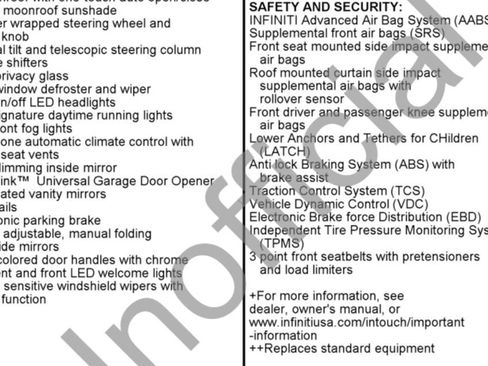 Used 2019 INFINITI QX50 Luxe w/ Navigation Package image 18