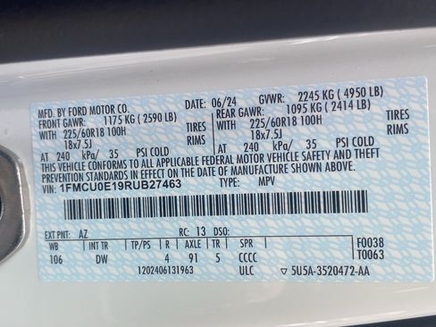 Used 2024 Ford Escape SE w/ PHEV Premium Package FWD image 20