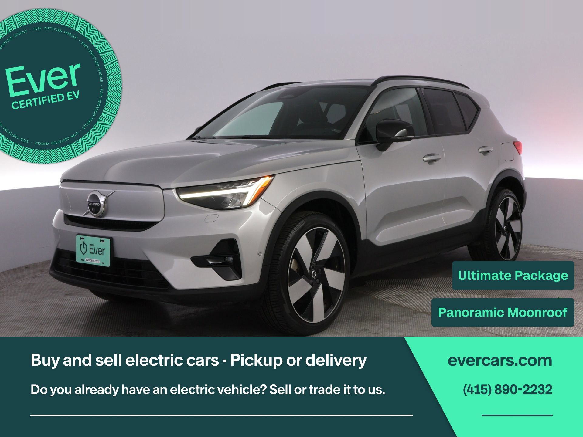 Used 2023 Volvo XC40 Recharge Ultimate AWD/4WD image 1