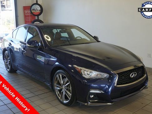 Used 2021 INFINITI Q50 Signature Edition w/ Cargo Package image 1