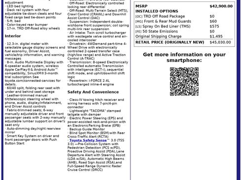 Used 2024 Toyota Tacoma TRD Off-Road image 2