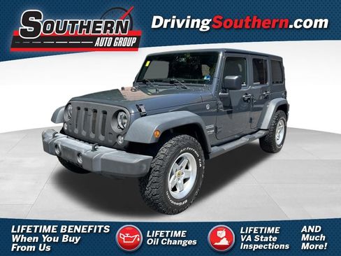 Used 2018 Jeep Wrangler Unlimited Sport S AWD/4WD image 1