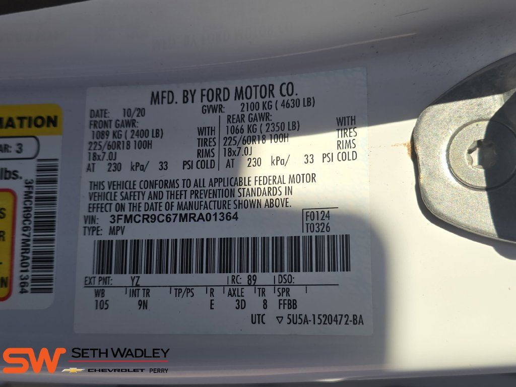 Used 2021 Ford Bronco Sport Outer Banks AWD/4WD image 33