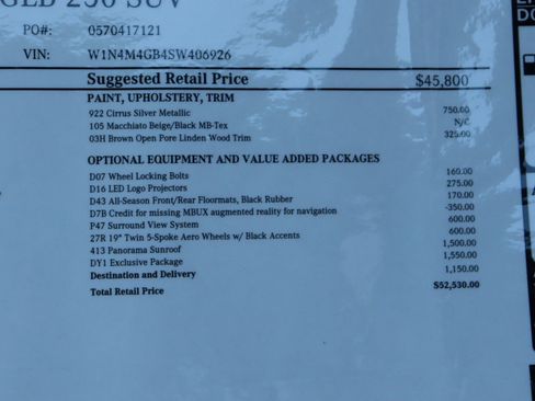 New 2025 Mercedes-Benz GLB 250 image 49