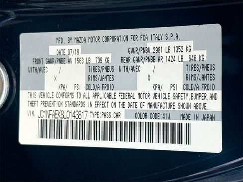 Used 2020 FIAT 124 Spider Abarth w/ Visibility Group image 35