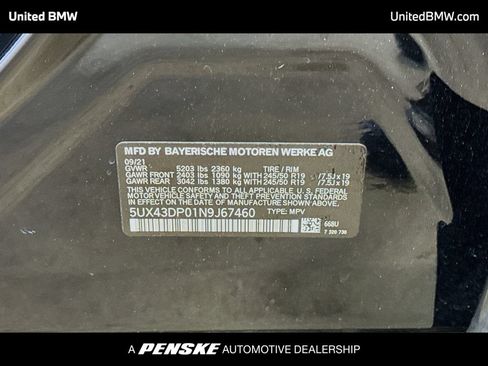 Used 2022 BMW X3 sDrive30i w/ Convenience Package RWD image 15