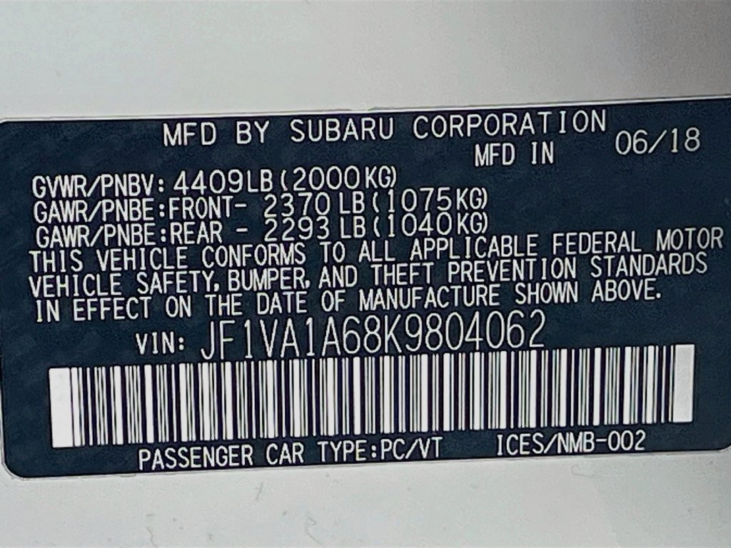 Used 2019 Subaru WRX AWD/4WD image 29
