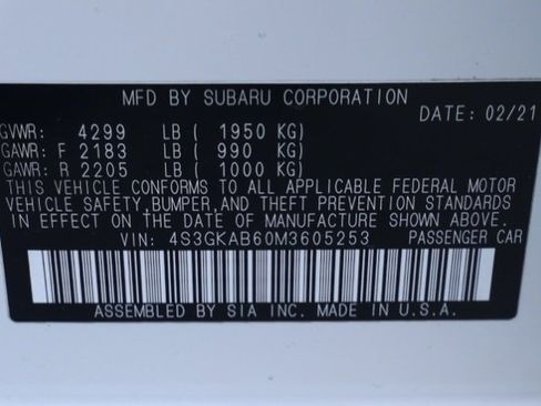 Used 2021 Subaru Impreza 2.0i image 32