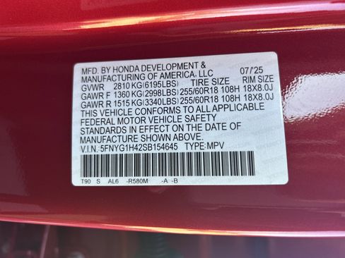 Used 2025 Honda Pilot EX-L image 36