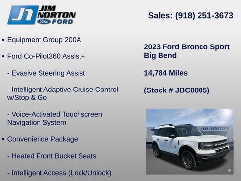 Used 2023 Ford Bronco Sport Big Bend AWD/4WD image 11