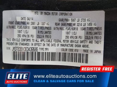 Used 2014 MAZDA CX-9 Sport image 17