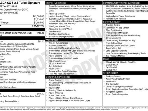 Certified 2025 MAZDA CX-5 Signature AWD/4WD image 33