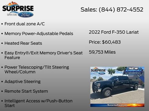 Used 2022 Ford F350 Lariat w/ Lariat Ultimate Package AWD/4WD image 26
