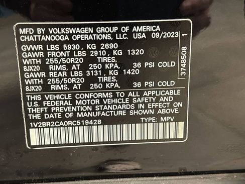 Used 2024 Volkswagen Atlas SEL AWD/4WD image 29